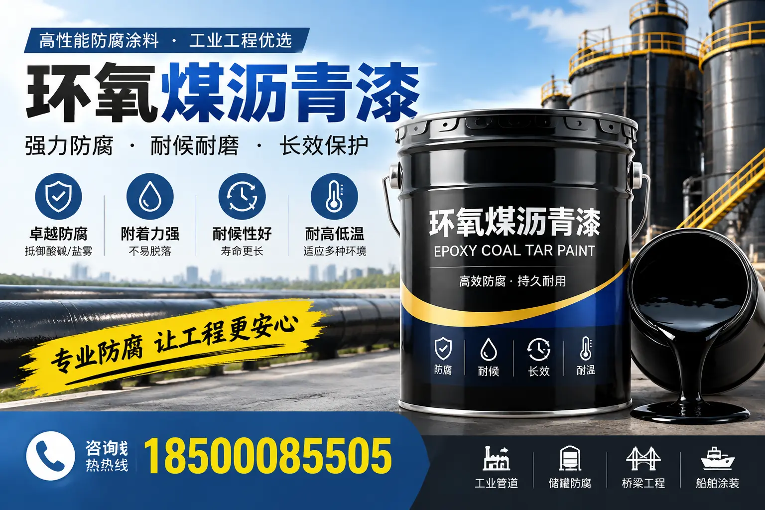 环氧煤沥青漆的施工方法与注意事项,确保在柳州顺利完成